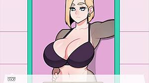 Foxicube Games Presents Android 18 in Short Hentai Parody