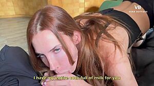 Hot tango lesson with an Argentine prostitute and milk
