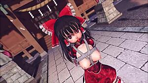 Reim Touhou Pinkcat Stars in Wild 3D Anime Action