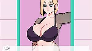 Foxicube Games Presents Android 18 in Short Hentai Parody