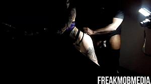 Tatted Slut Gets FUCKED By BIG BLACK COCK