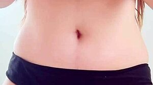 hot massage turns into squirting session with big boobs in black bikini at public spot - depravedminx