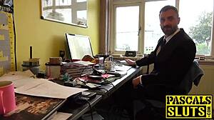 Misha Mayfair endures rough doggystyle spanking