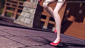 Reim Touhou Pinkcat Stars in Wild 3D Anime Action