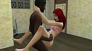 Horny Black Fucks Cute Redhead