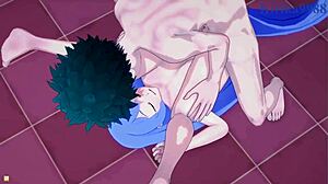 Momo Yaoyorozu And Nejire Hado And Izuku Midoriya Intense Sex - My Hero Academia Hentai