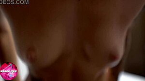 Girl Teases Her Titties Closeup