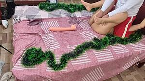 Sucking My Big Ass Stepmother's Pussy And Ass For Christmas