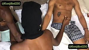 Young girl has sex with two step brothers