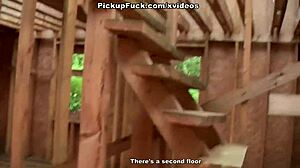 slim girl shows tits and ass for money