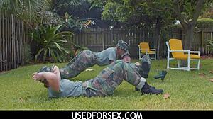 Yo, check Callie Black and Dani Blu in freeuse boot camp!