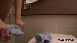 Lover helps with hymen check and drills virgin nympho