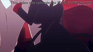 Big dick anime protagonist gets a lot of cum inside his big ass