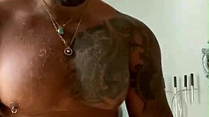 Viktor Rom's Tattooed Muscle Gay Masturbation