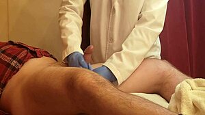 My urologist session got wild with handjob action, part 2
