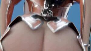 Eve drilled in POV creampie loop