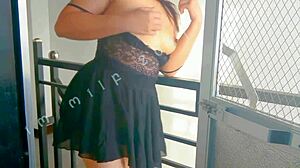 Outdoor pov with milf pornstar getting shaved pussy orgasm