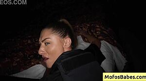 Horny blonde cop Whitney OC sucks JMac's monster cock deep in her wet pussy