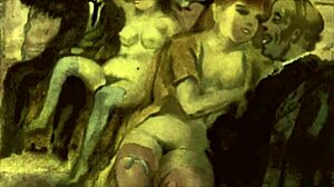 Vintage Erotic Drawings Of Antique Anime And Cartoon Scenes