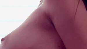 Tiny teen Gloria Sol and Babe in solo striptease
