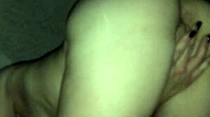 Amateur whore licks cock eagerly!