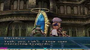 PS2 game with Asian anime characters.