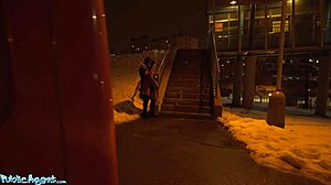 Melany Blows Agent Then Fucks!