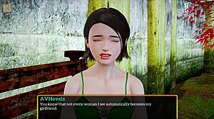 Playing a visual novel with my new family in 506