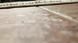 wife caught masturbating her horny pussy to orgasm, voyeur watches again