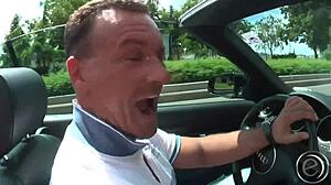 Titus and Lauro Giotto bang a horny chick in public. Hot stuff!