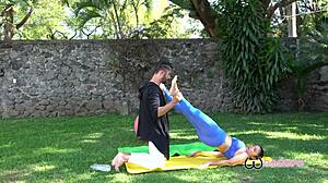 Hot Mexican ass seduces yoga instructor for sex