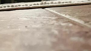 wife caught masturbating her horny pussy to orgasm, voyeur watches again