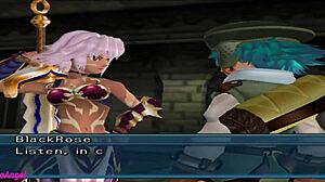 PS2 game with Asian anime characters.