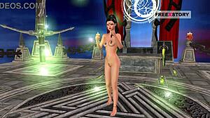 3D animated Indian teen girl in various sexy positions
