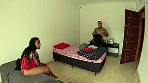 Two Debuting Models Fuck In Bathroom Before Recording - Leticia Barberino And Carlos Hachmann!