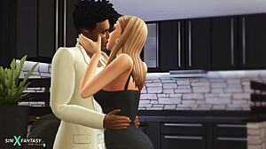 Polliana Demure as rich and black character in 3d cartoon