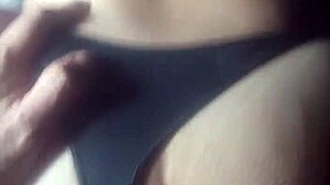 Petite girl spreads ass for old lover in cuckold video