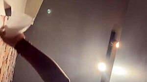 There is hardcore anal sex and squirting in a very hot changing room scene