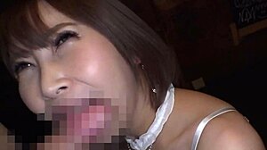 Young Asian babe's homemade video with big tits and cumming