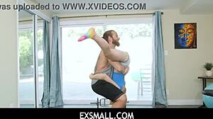 Exsmall 18+ - Brad Newman and Lily Glees in wet encounter