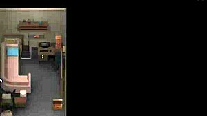 Petite slut sucking cock and licking nipples in lust epidemic game.