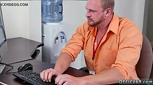 Young Guy Wrestles Old Man Into Gay Sex