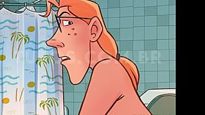 Boldly Eating Maid's Big Ass in Anime