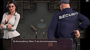 Petite slut sucking cock and licking nipples in lust epidemic game.