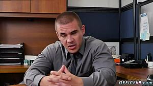 Young Guy Wrestles Old Man Into Gay Sex