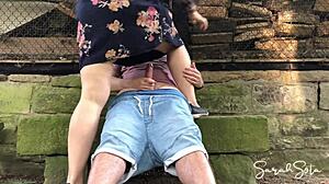 Fucking in Abandoned Barnyard for Wild Outdoor Thrill