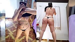 mirella delic does personalized striptease