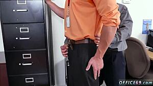 Young Guy Wrestles Old Man Into Gay Sex