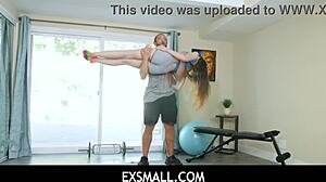 Exsmall 18+ - Brad Newman and Lily Glees in wet encounter