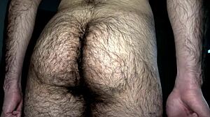 Louivmane's Detailed Hairy Gay Bear Ass Worshiping Session